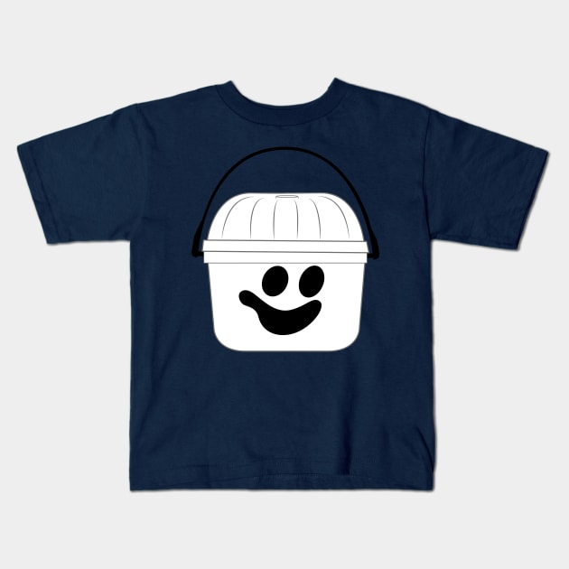 Halloween McBoo Pail | Ghost Full Color Kids T-Shirt by looeyq